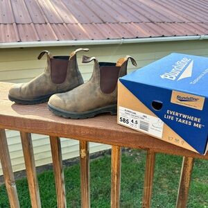 Blundstone 585 Rustic Brown Boot 7.5 (AU 4.5)